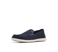 Clarks Flexway Step, Mocasín Plano Hombre, Navy Suede, 42.5 EU