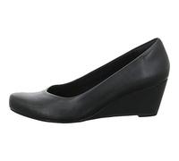 Clarks Flores Tulip, Sandalias Punta Cerrada Mujer, Negro (Black Leather), 36 EU