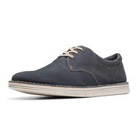 Clarks Forge Vibe Mens Casual Lace Up Shoes 41 EU Storm Suede