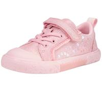 Clarks FoxingGleam K. Tenis Deportivos, Lona Rosa, Talla 1.5 UK Niño