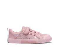 Clarks Foxinggleam K - Zapatillas de Lona Rosa para niña