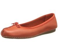 Clarks Freckle Ice, Bailarinas Mujer, Orange Leather, 37 EU