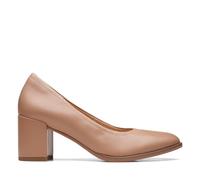 Clarks Freva55 Court, Bomba Mujer, Praline Leather, 35.5 EU