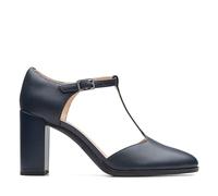 Clarks Freva85 Bar, Bomba Mujer, Azul Marino, 39 EU