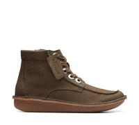 Clarks Funny Cedar, Botas de Moda Mujer, Verde Oscuro, 39.5 EU