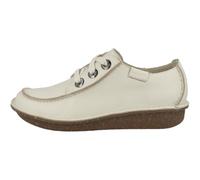 Clarks - Funny Dream, Oxford De Las Mujeres, Cream Leather,