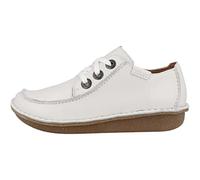 Clarks Funny Dream, Zapatos Mujer, White Leather, 38 EU
