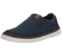 Clarks Gereld Step, Zapatillas Hombre, Azul Marino (Navy Combi), 43 EU