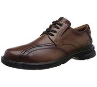 Clarks Gessler Lace, Oxford Hombre, Dark Tan Lea, 44 EU