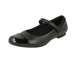 Clarks Girls Smart Mary Jane Zapatos Colegio Tipo Vestir Cuero