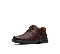 Clarks Gorra Oxford Gessler para Hombre, marrón Textura granulosa, 44.5 EU