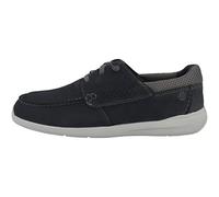 Clarks Gorwin Moc, Mocasines, para Hombre, Azul (Navy Nubuck), 40 EU