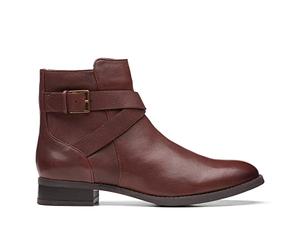 Clarks Hamble Buckle, Botas clásicas Mujer, British Tan Lea, 40 EU