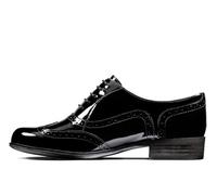 Clarks Hamble Oak 20350649_Noir (Black Pat) - Zapatos de cordones para mujer, color negro, talla 37