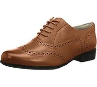 Clarks Hamble Oak Shoes, Zapatos de Cordones Brogue Mujer, Dark Tan Leather, 40 EU