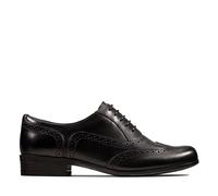 Clarks Hamble Oak, Zapatos de cordones brogue Mujer, Black Lea, 39 EU