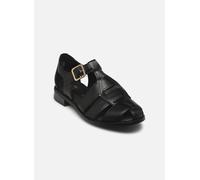 Clarks Hana Sun, Sandalia Mujer, Black Leather, 38 EU