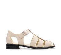Clarks - Hana Sun, Sandalia De las mujeres, Off White Lea,
