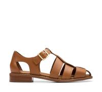 Clarks Hana Sun, Sandalia Mujer, Tan Leather, 39 EU