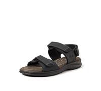 Clarks Hapsford Creek, Sandalias para Pescador Hombre, Piel Negra, 41.5 EU