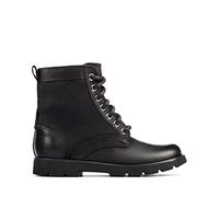 Clarks Heath Chard K, Botas Cortas al Tobillo, Piel Negra, 29.5 EU