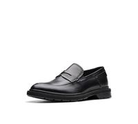 Clarks Burchill Penny, Mocasín Plano Hombre, Piel Negra, 41 EU