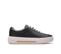 Clarks Hollyhock Walk, Zapatillas Mujer, Black Leather, 42.5 EU