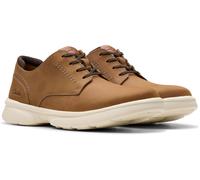 Clarks Hombre Bradley Liso Marrón Tostado - Amortiguación GB 7,8, 9,10, 12G