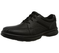Clarks Hombre Bradley Walk Zapatillas, Negro (Black Leather), 42.5 EU