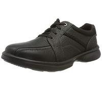 Clarks Hombre Bradley Walk Zapatillas, Negro (Black Tumbled Leather), 42 EU