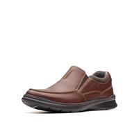 Clarks Hombre Cotrell Free Mocasines, Marrón (Brown Leather), 43 EU