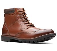 Clarks Hombre Curington Subir , Bronceado Lea, Elegante Botas GB 8,9, 10,11, 12G