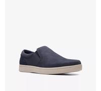 Clarks Hombre Kitna Gratis - Elegante Navy Nubuck - sin Cordones Agarre GB 8 9