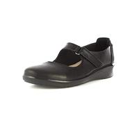 Clarks Hope Henley, Mocasines Mujer, Negro (Black Leather), 35.5 EU