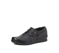 Clarks Hope Roxanne, Mocasines Mujer, Negro (Black), 37.5 EU
