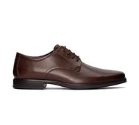 Clarks Men's Bensley Lace Oxford, Lea marrón Oscuro, 42 EU