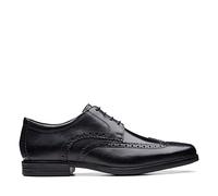 Clarks Howard Wing, Zapatos Hombre, Black , 43 EU