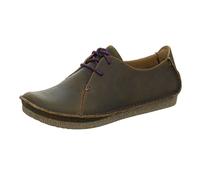 Clarks Janey Mae - Zapatos con Cordones de Cuero Mujer, Color marrón, Talla 35