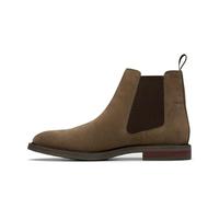 Clarks Jaxen Easy, Botas Estilo Chelsea Hombre, Stone Suede, 42 EU