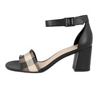 Clarks Jocelynne CAM, Bomba Mujer, Piel combinada de Color Negro, 37 EU