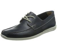 Clarks Karlock Step - Náuticos para hombre, Azul (Navy Leather), 42