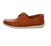 Clarks Karlock Step - Náuticos para hombre, Marrón (Tan Leather), 43