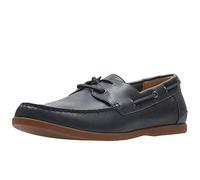 Clarks Karlock Step - Zapatos náuticos para Hombre, Navy, 44.5 EU