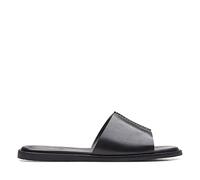 Clarks Karsea Mule, Sandalia Mujer, Black Leather, 41 EU