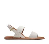 Clarks Karsea Strap, Sandalias Mujer, White Combi, 35.5 EU