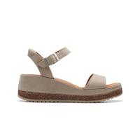 Clarks Kassanda Lily, Sandalia Mujer, Stone Nubuck, 40 EU