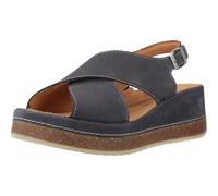 Clarks Kassanda Step, Sandalia Mujer, Navy Nubuck, 37.5 EU