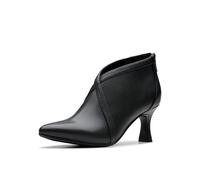Clarks Kataleyna Sol, Bomba Mujer, Piel Negra, 39.5 EU