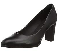 Clarks Kaylin Cara 2, Zapatos de tacón con Punta Cerrada Mujer, Negro (Black Leather), 39 EU