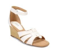Clarks Kyarra Joy, Sandalias Mujer, Piel Blanca 26171244, 39.5 EU